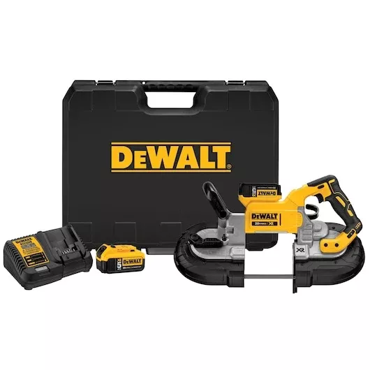 DEWALT 20V MAX XR Brushless Deep Cut Band Saw Kit (5.0Ah) - DCS374P2