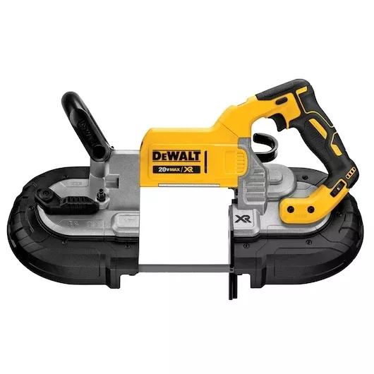 DEWALT 20V MAX XR Brushless Deep Cut Band Saw (Tool Only) - Powerful Metal Cutting DCS374B