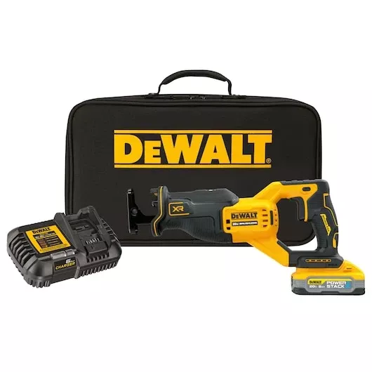 DEWALT 20V MAX XR Brushless Reciprocating Saw Kit with POWERSTACK 5.0Ah Battery - DCS382H1