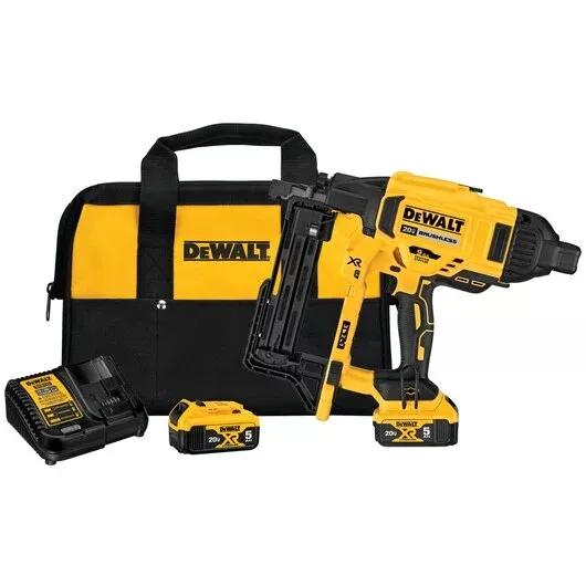 DEWALT 20V MAX XR Cordless Fencing Stapler Kit - 9 GA, 5.0Ah (DCFS950P2)