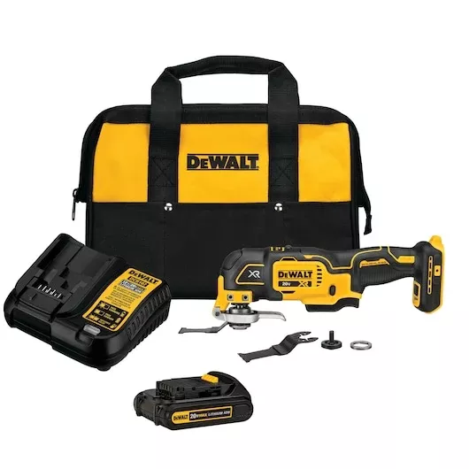 DEWALT 20V MAX XR Oscillating Multi-Tool Kit, 3-Speed (DCS356C1)