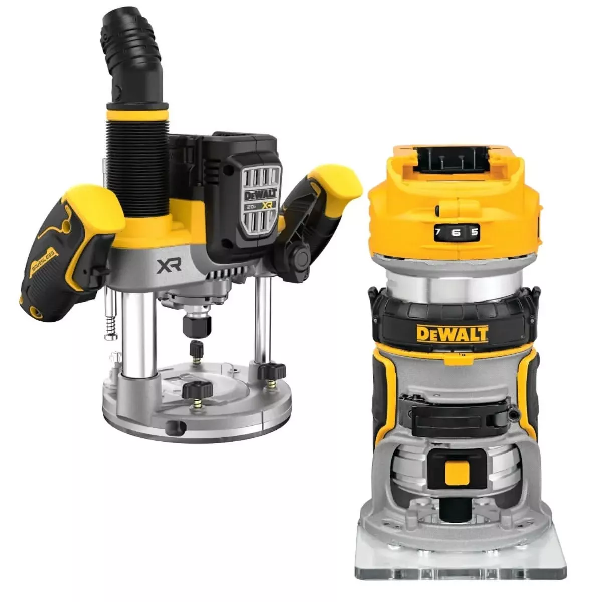DeWalt 20V MAX XR Plunge Router and Compact Router Kit