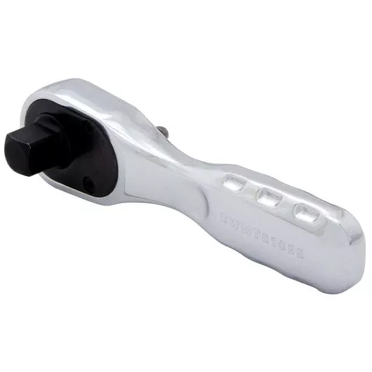 DEWALT 3/8" Drive Stubby Ratchet, 72-Tooth, Chrome - DWMT81095