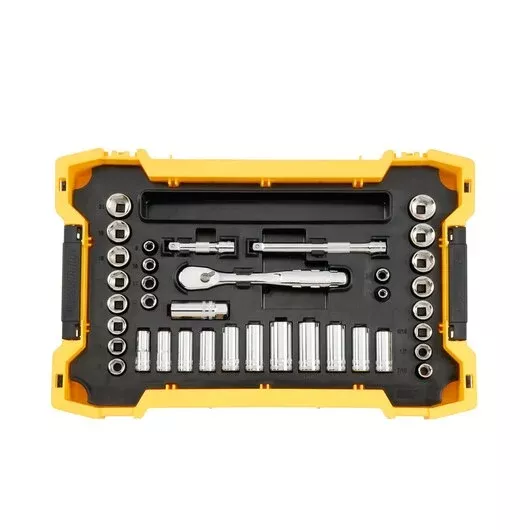 DEWALT 37-Piece 3/8" Drive Socket Set with ToughSystem 2.0 Tray - DWMT45400