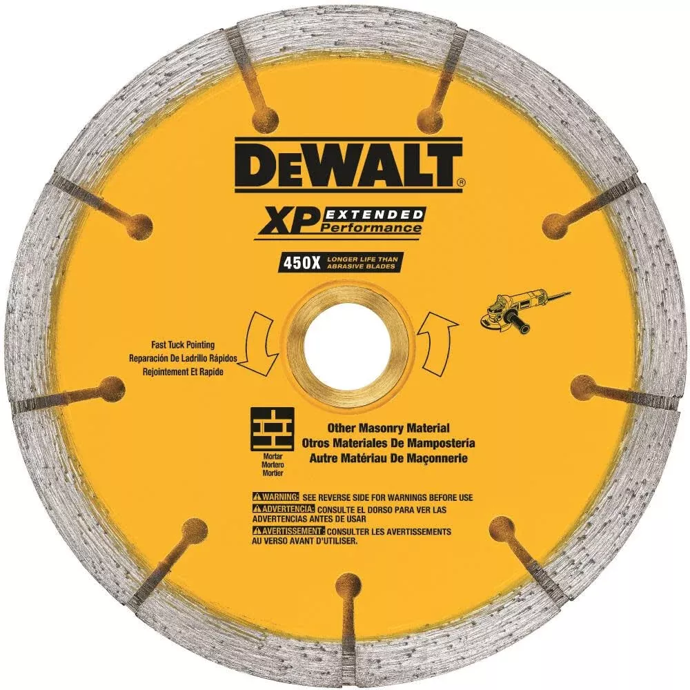 DEWALT 4-1/2 in. x 0.250 XP Sandwich Tuck Point Diamond Blade DW4740S