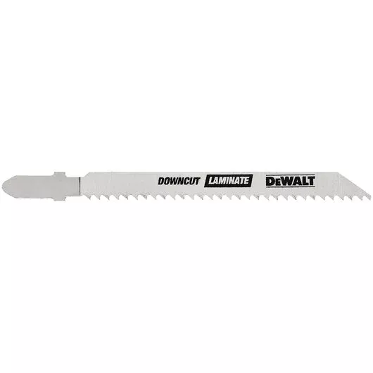 DEWALT 4" 10 TPI T-Shank Laminate Down Cutting Jig Saw Blades (5-Pack) DW3762H