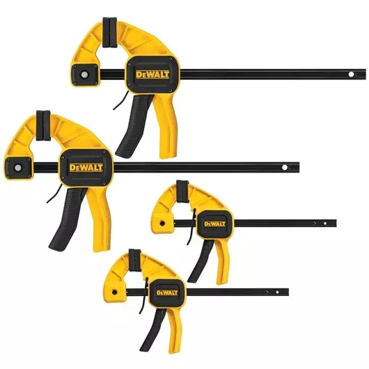 DEWALT 4-Pack Medium & Large Trigger Clamps (6" & 12") - DWHT83196
