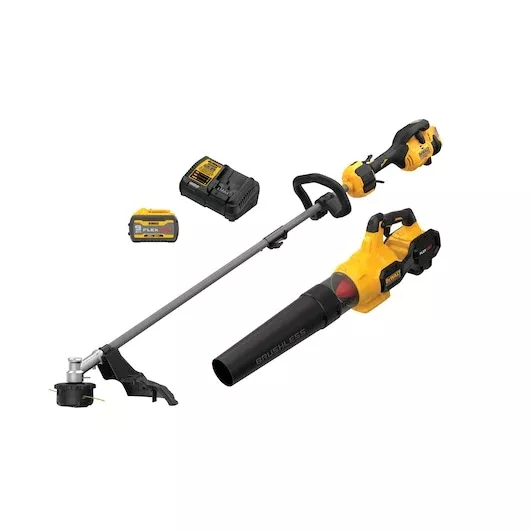 DEWALT 60V MAX FLEXVOLT Brushless String Trimmer & Blower Combo Kit DCKO266X1