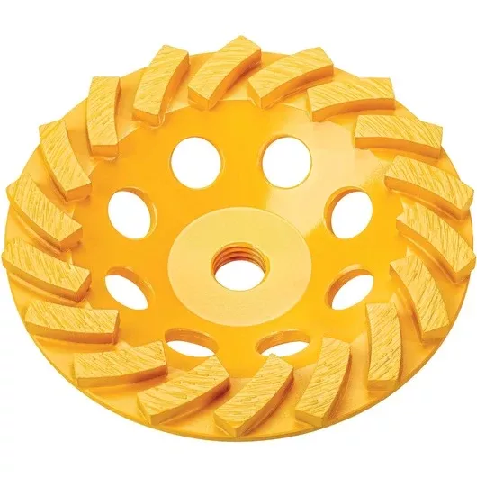 DEWALT 7" XP Turbo Diamond Cup Wheel for Concrete & Masonry - DW4773T