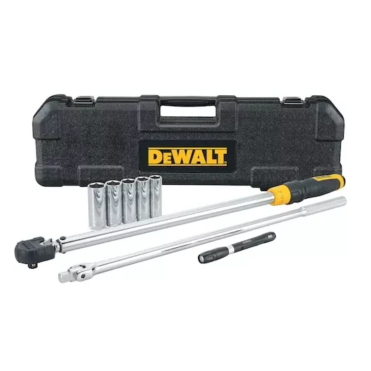 DEWALT 8-Piece 1/2" Drive Torque Wrench Tire Change Kit – DWMT82839