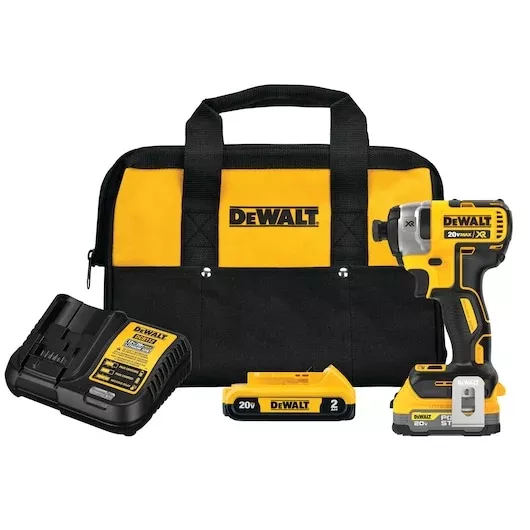 DEWALT DCF887D1E1 20V MAX XR Brushless Impact Driver Kit with POWERSTACK™