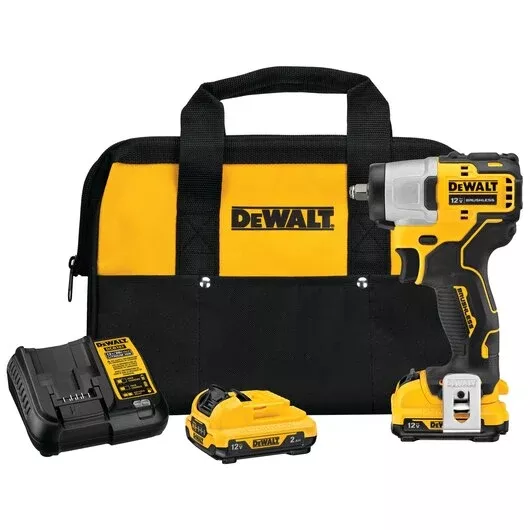 DEWALT DCF902F2 XTREME 12V MAX 3/8" Brushless Cordless Impact Wrench Kit