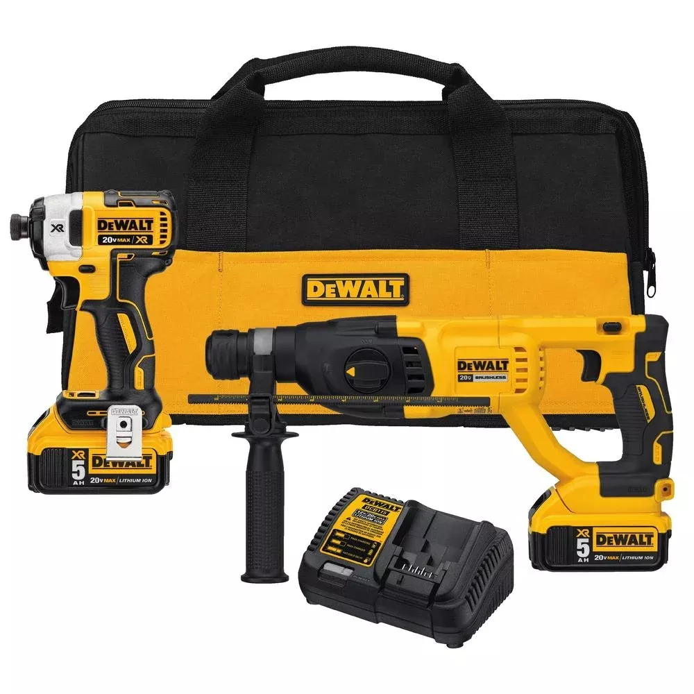 Dewalt Dck233P2 Sds Plus Rotary Hammer Combo