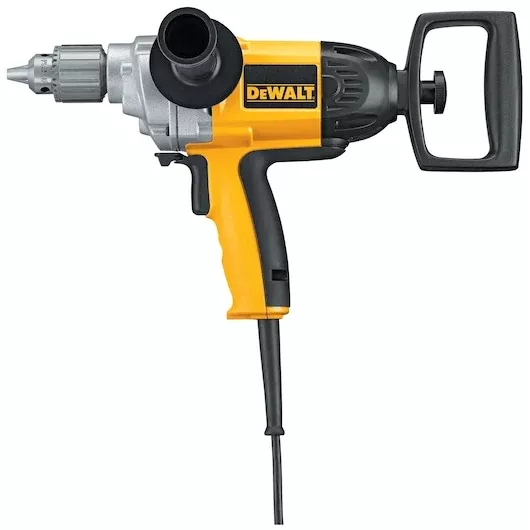 DEWALT DW130V 1/2" Heavy-Duty Spade Handle Drill - Mud Mixer & High-Torque Drilling