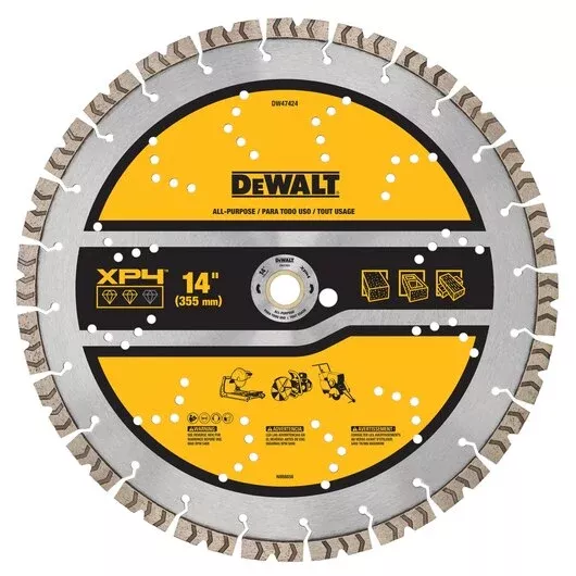 DEWALT DW47224 XP4 All-Purpose 12" Segmented Diamond Blade