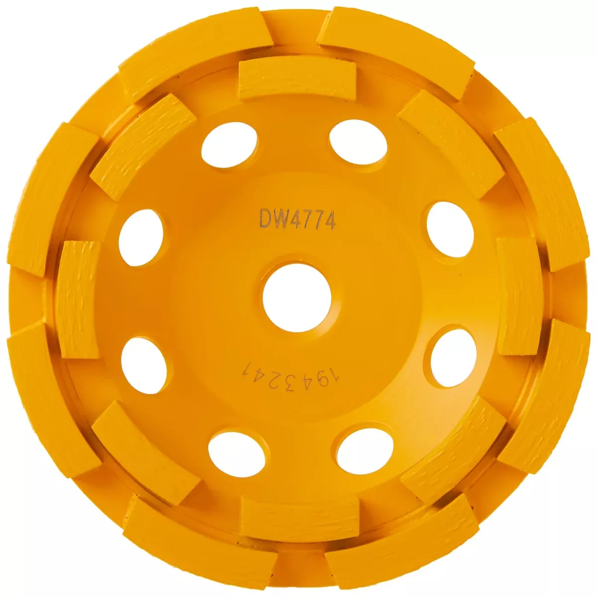 DEWALT DW4774 4-1/2" Double Row Diamond Cup Grinding Wheel for Concrete & Masonry