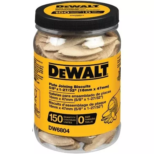 Dewalt Dw6804 Tube Biscuits - Size 0