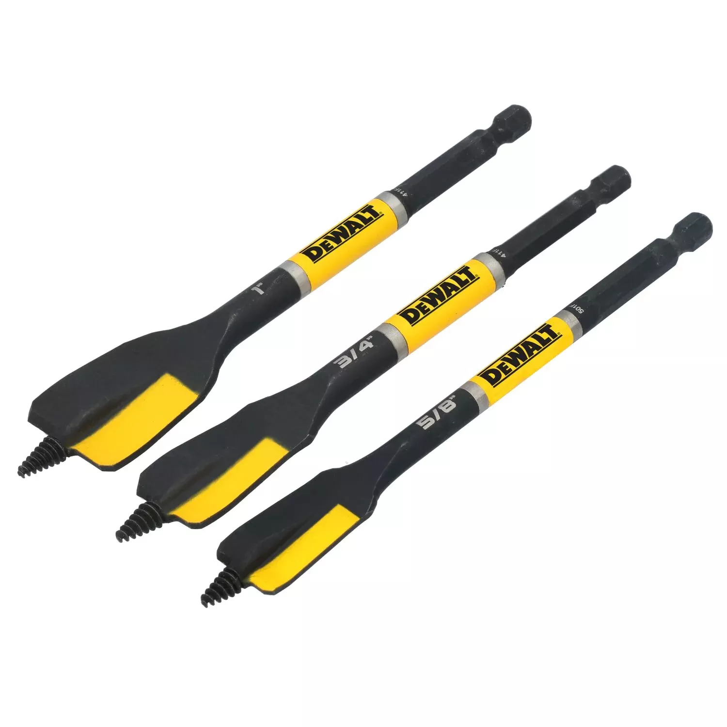 DeWALT DWAWDNS3PC ELITE SERIES Nail Cutting Spade 3-Piece Bit Set