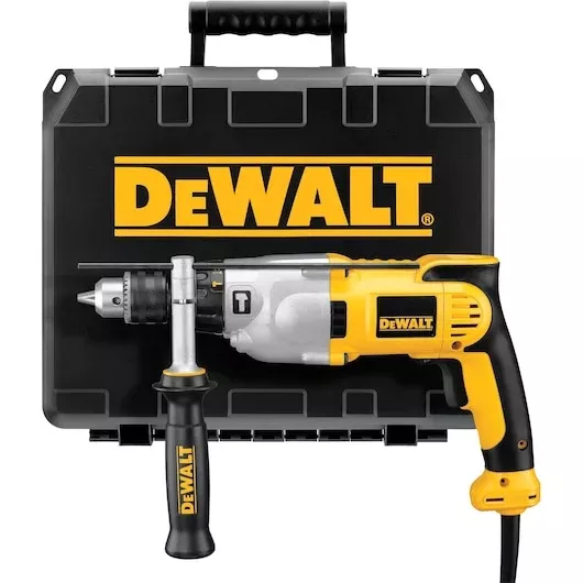 DEWALT DWD520K 10-Amp 1/2" VSR Pistol Grip Hammer Drill Kit