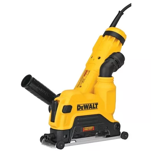 DEWALT DWE46123 4.5" / 5" Grinder & Dust Shroud Kit – Precision Cutting, Superior Dust Control