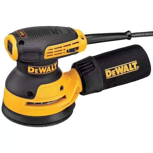 DEWALT DWE6423 5" Variable Speed Random Orbit Sander - Superior Finish & Dust Control