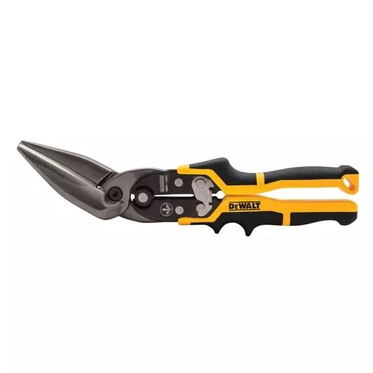 DEWALT DWHT14680 Offset Long Cut Aviation Snip | Precision Sheet Metal Shears