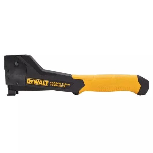 DEWALT DWHT75900 Carbon Fiber Hammer Tacker - Lightweight & Anti-Jam Stapler