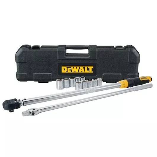 DEWALT DWMT45012 12-Piece 1/2 in. Drive Micrometer Torque Wrench Set