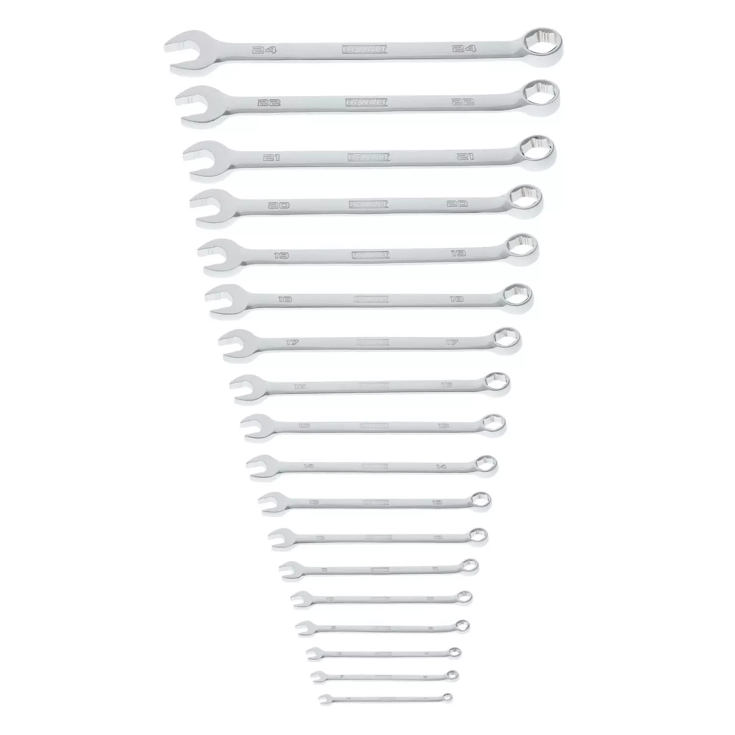 DeWalt DWMT45429 TOUGHSERIES 18-Piece Metric Combination Wrench Set