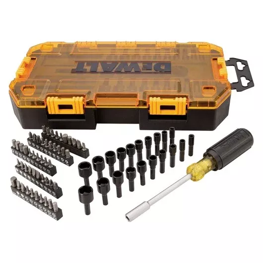 Dewalt Dwmt73808 70 Piece 1/4" Multi-Bit & Nut Driver Set