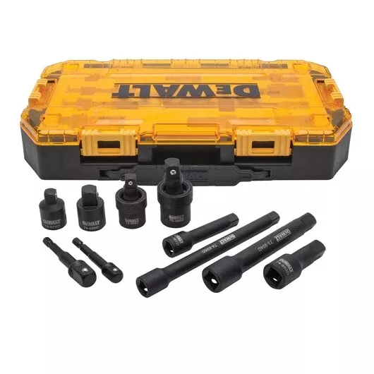 DEWALT DWMT74741 10-Piece 3/8" & 1/2" Drive Impact Accessory Set