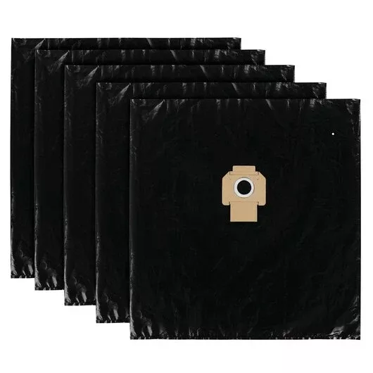 DEWALT DWV9400 Disposable Plastic Liners (5-Pack) for Dust Extractors - Clean Jobsite Efficiency