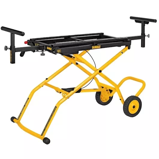 DEWALT DWX726 Rolling Miter Saw Stand - Portable, 8ft Material Support