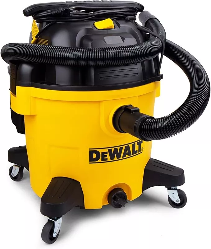 DEWALT DXV10P 10 Gallon Poly Wet Dry Vacuum Yellow