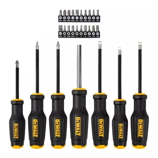 DEWALT TOUGHSERIES 27-Piece Screwdriver Set | Ultimate Durability DWHT65104