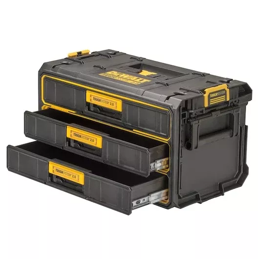 DEWALT ToughSystem 2.0 3-Drawer Unit for Jobsite Organization - DWST08330