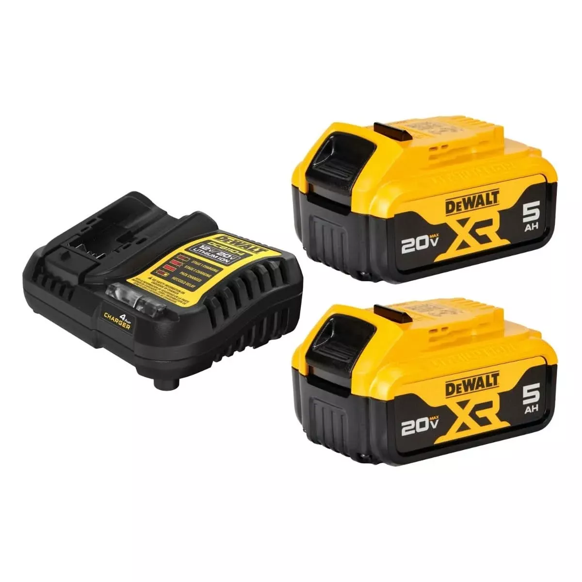 DeWalt20V MAX XR 5.0Ah Battery & Charger Starter Kit