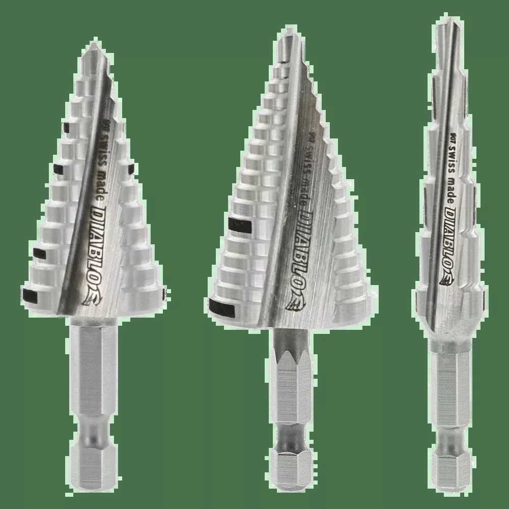 DIABLO 3 PC. Impact Strong Step Drill Bit Set