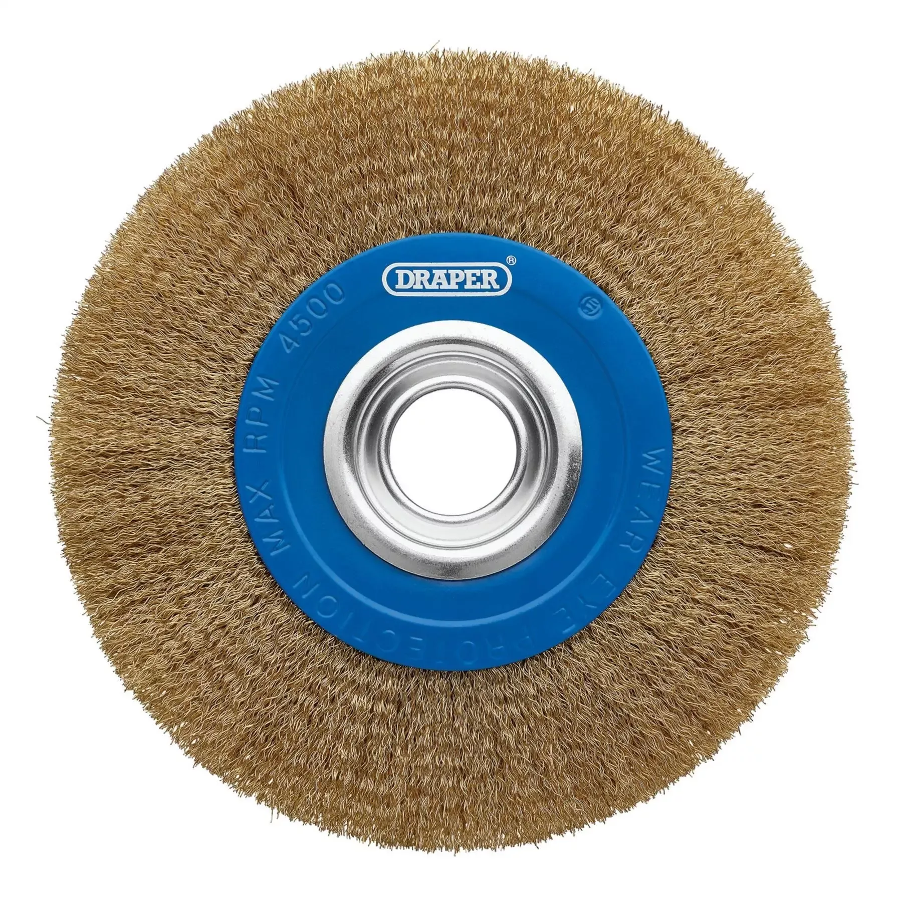 Draper Brassed Steel Bench Grinder Wire Wheel Brush 200 x 31.75mm 08067