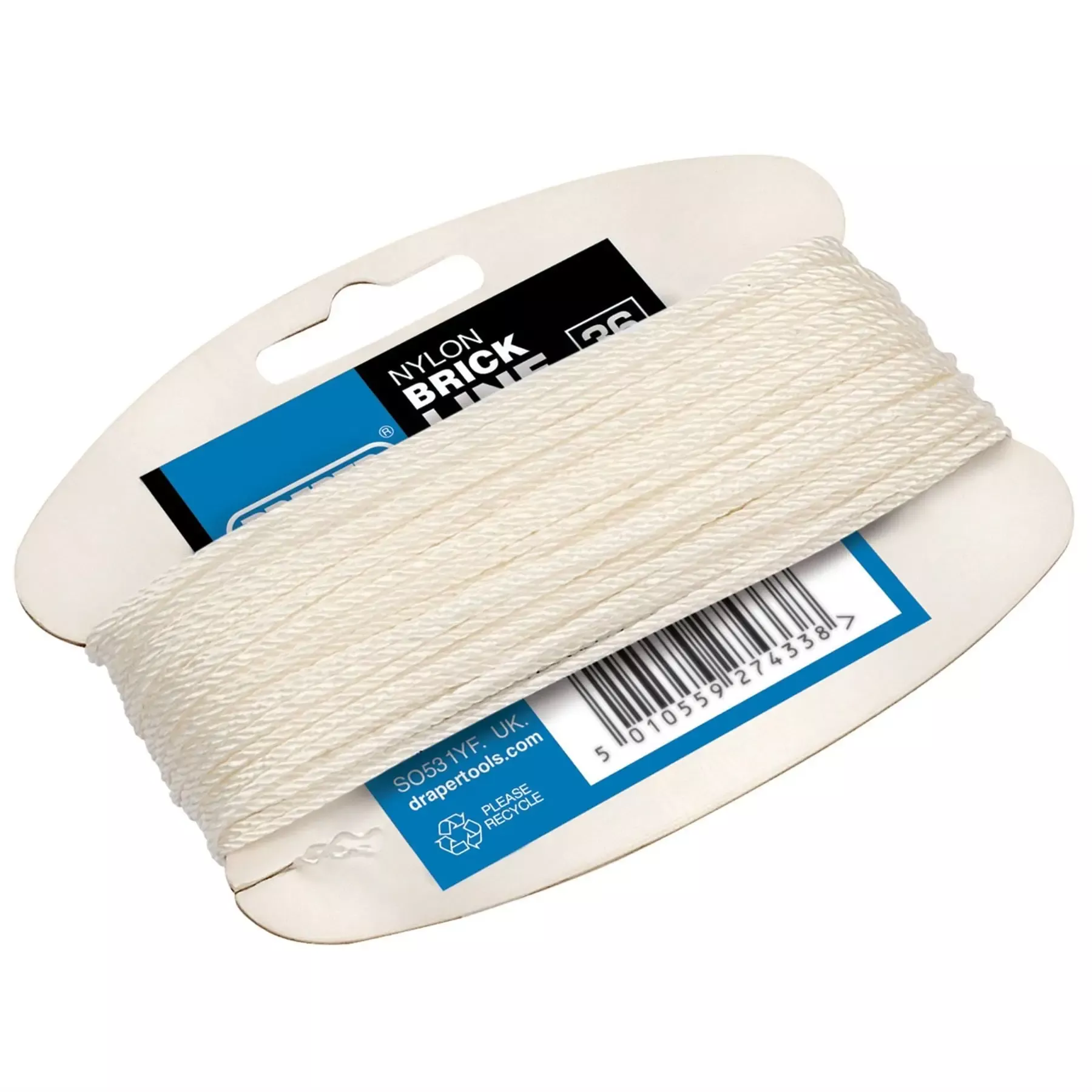Draper Brick Line 36m White 27433