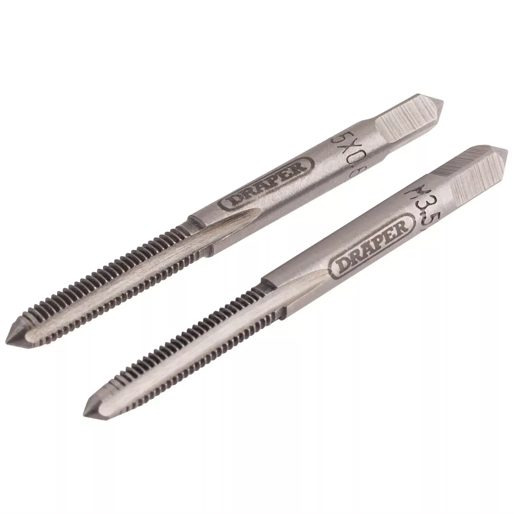 Draper Coarse Hand Taps Taper and Plug 3.5mm 83796