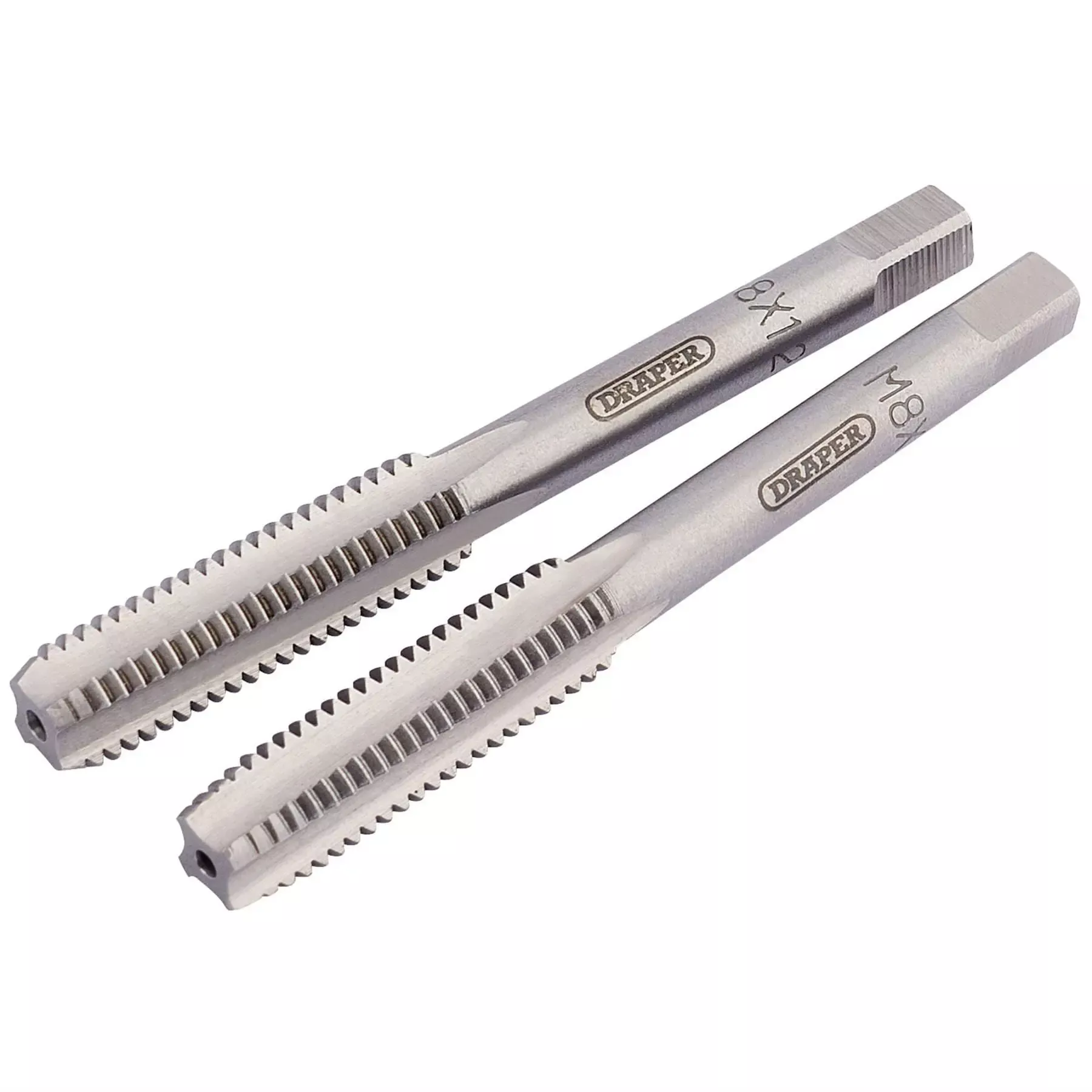 Draper Coarse Hand Taps Taper and Plug 8mm 83800