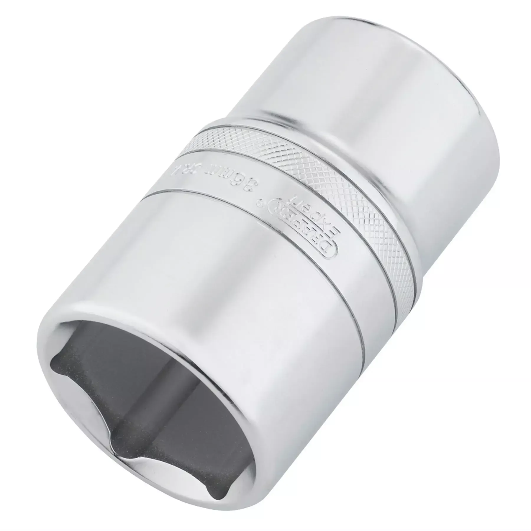 Draper Expert Metric Deep Socket 1/2" Sq. Dr. Micro Satin Chrome 36mm 22497