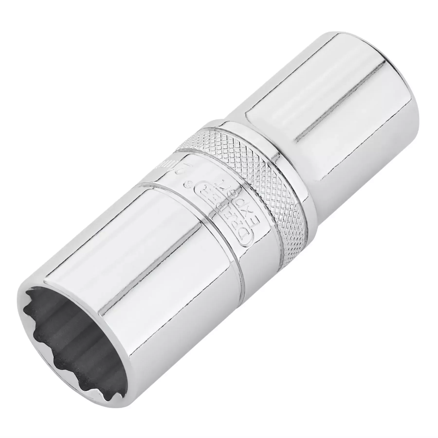 Draper Expert Metric Deep Socket 1/2" Sq. Dr. Polished Chrome 21mm 22422