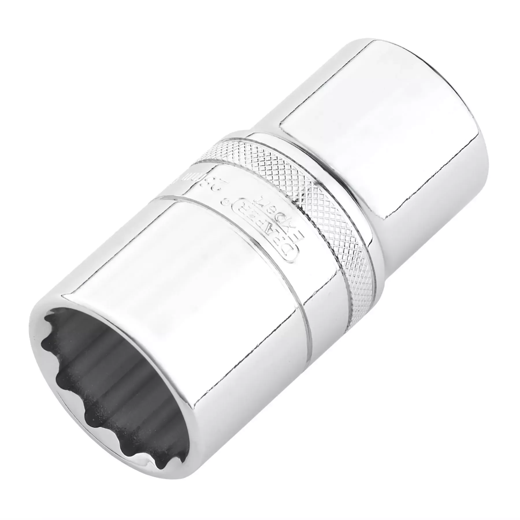 Draper Expert Metric Deep Socket 1/2" Sq. Dr. Polished Chrome 28mm 22425