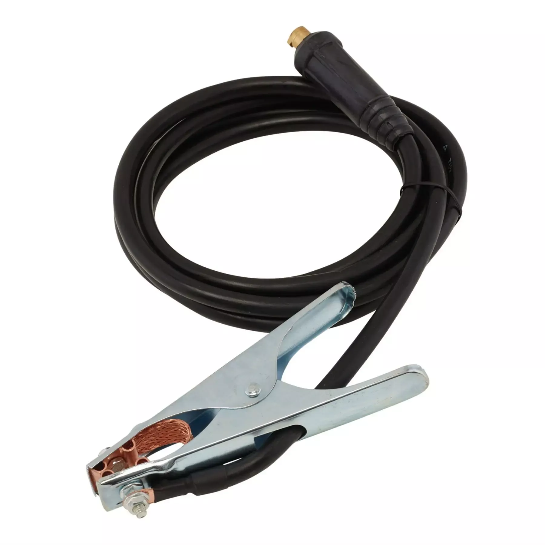 Draper Expert MMA Welding Earth Lead and Clamp with 35/50 Dinse-type Plug 3m 300A 20931
