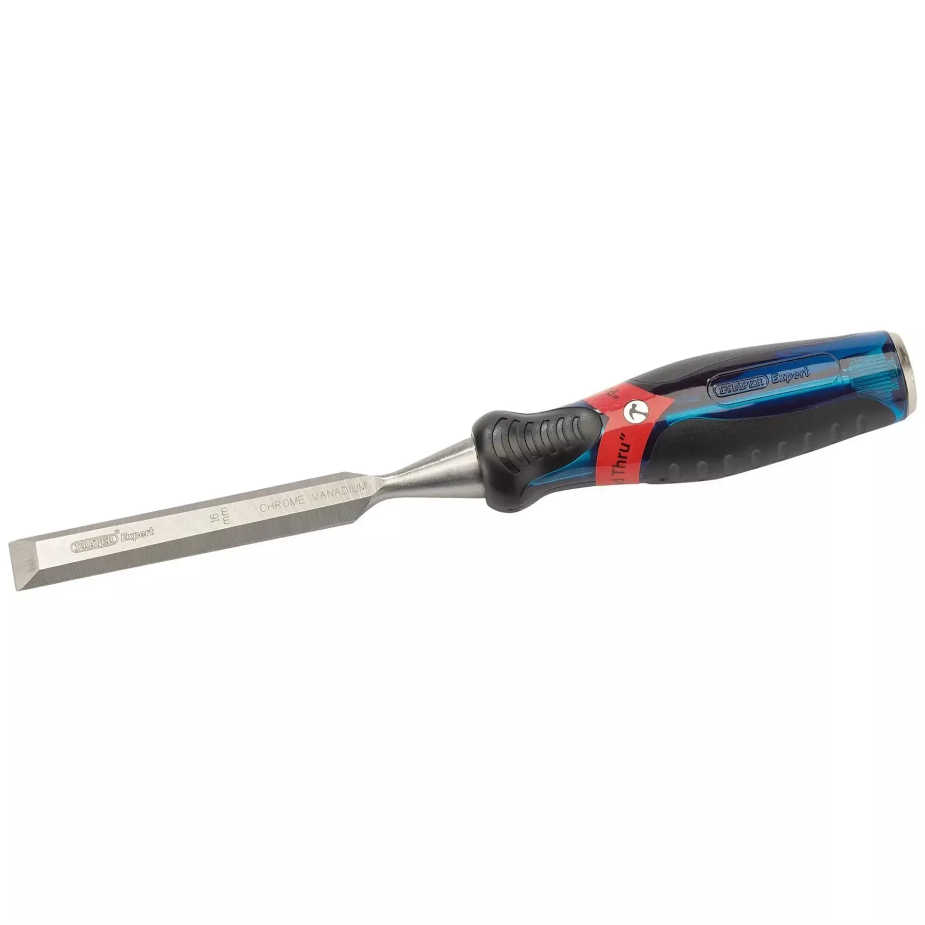 Draper Expert Soft Grip 'Pound Thru' Bevel Edge Wood Chisel 16 x 140mm 24405