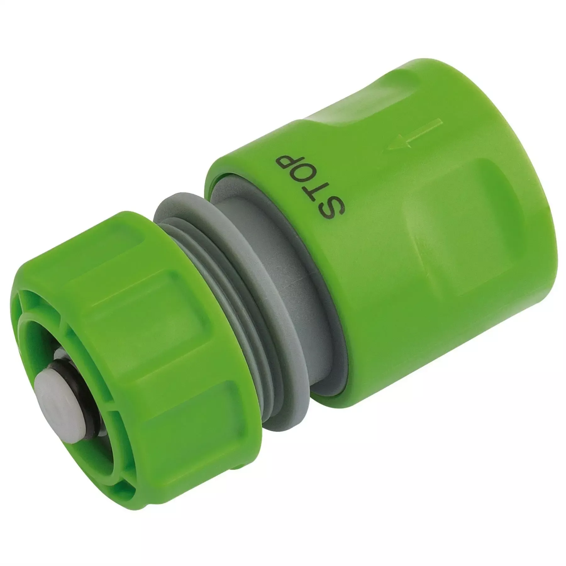 Draper Garden Hose Connector with Water Stop Feature 1/2" 25902