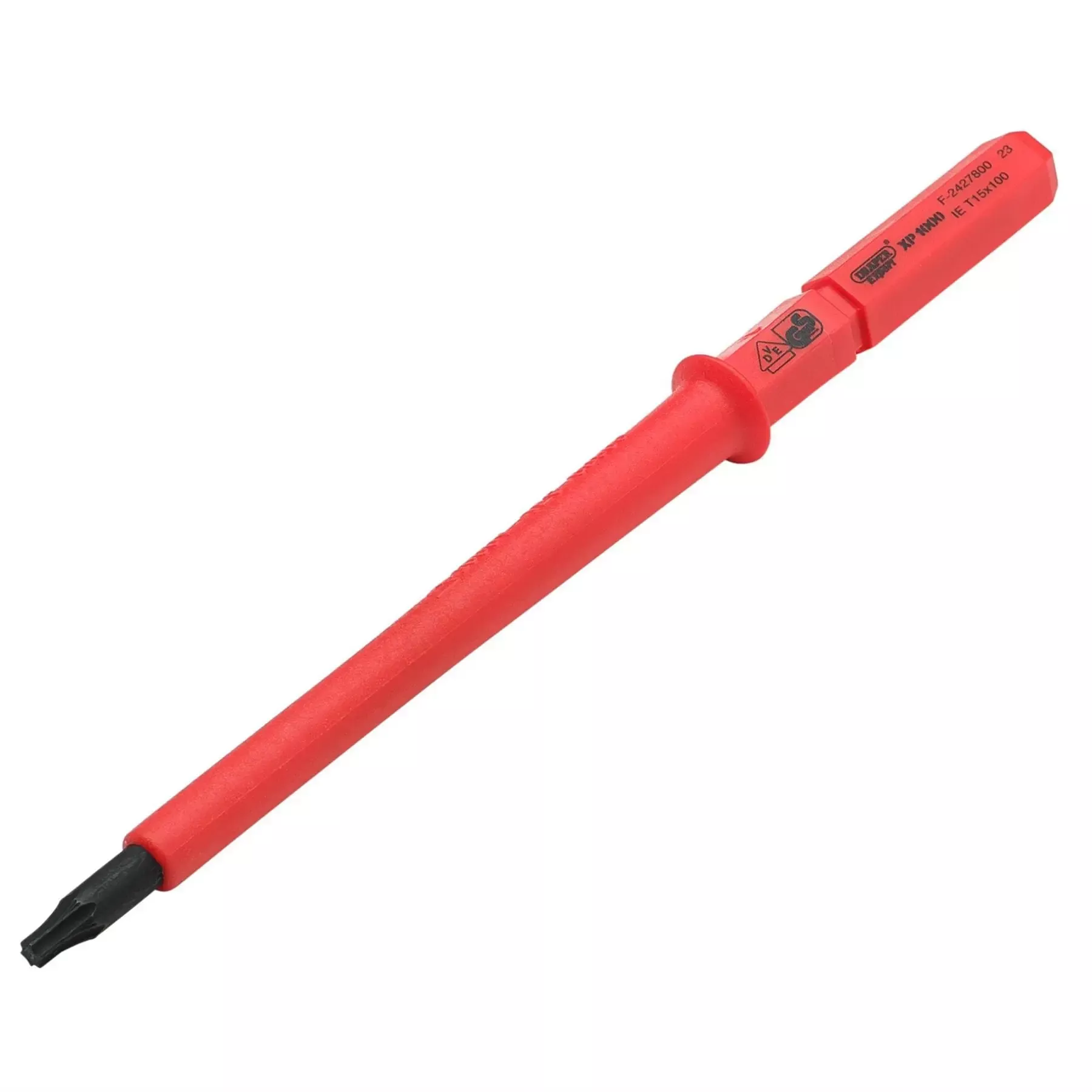 Draper XP1000 VDE Draper TX-STAR Interchangeable Screwdriver Blade T15 x 100mm 24750