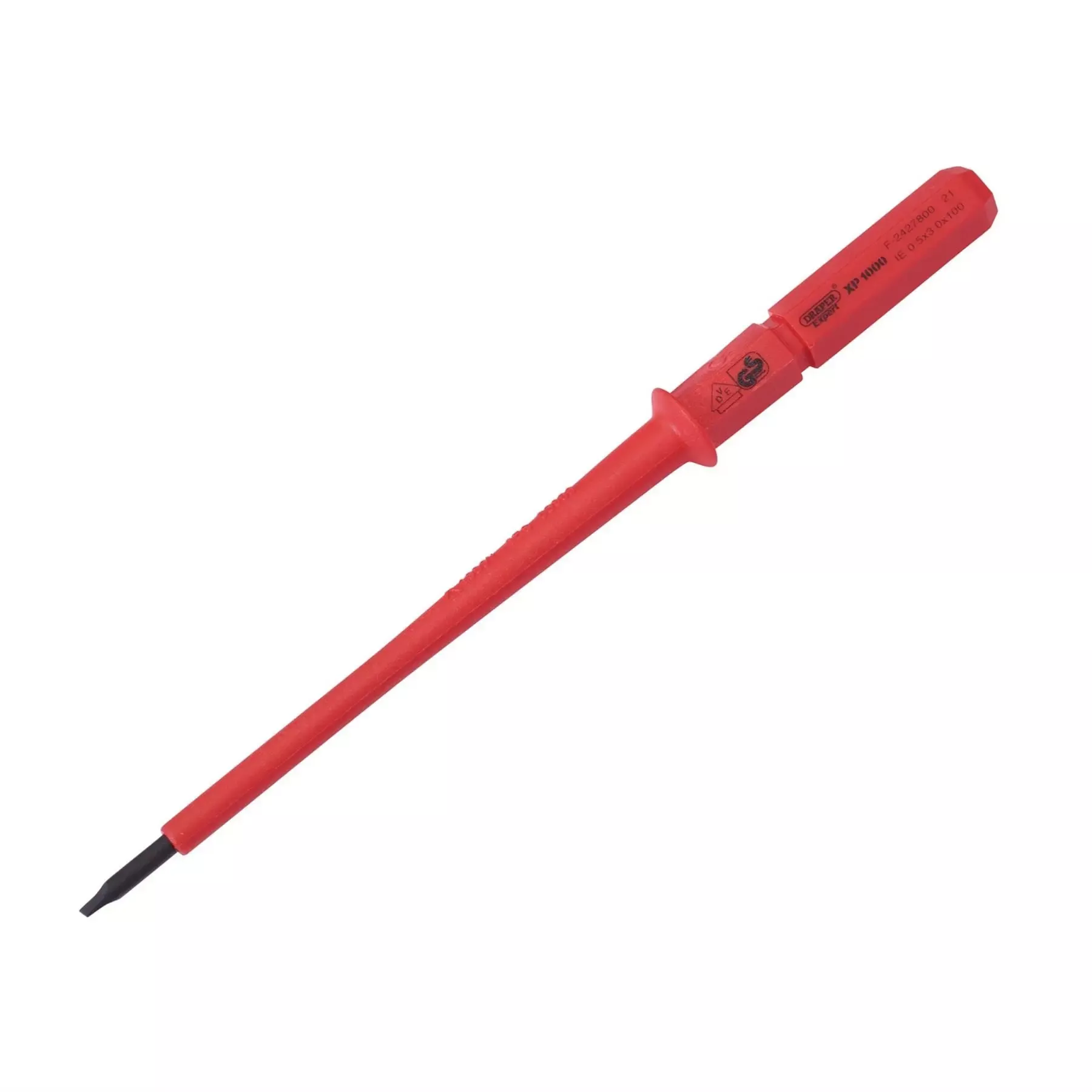 Draper XP1000 VDE Plain Slot Interchangeable Screwdriver Blade 3 x 100mm 24737